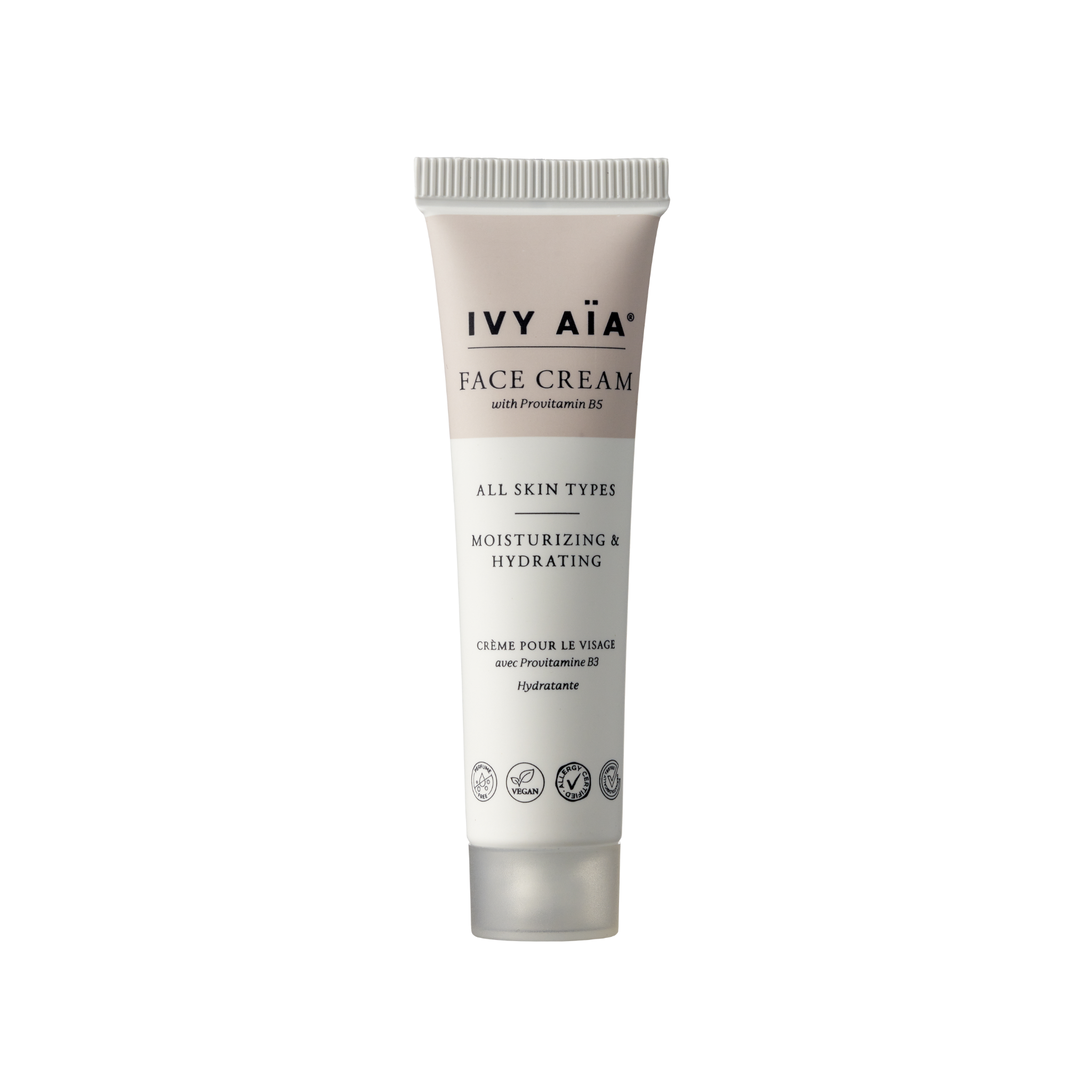 Ivy Aïa Face Cream med provitamin B5, resor storlek, 15 ml.