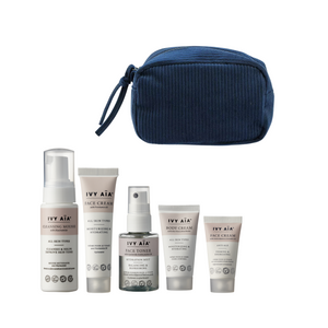 Ivy Aïa Travel Size Kit + Kosmetikkasse, Elodie - Royal Blue