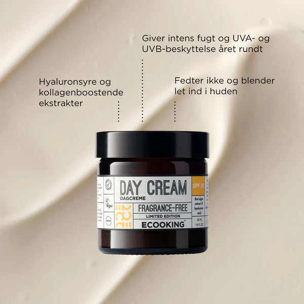 Ecooking Dagcreme Parfumefri SPF 20 50 ml
